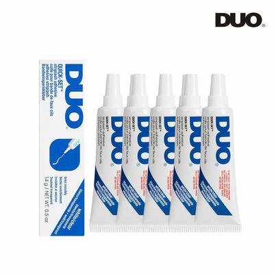 Quickset Eyelash Adhesive Clear Tube 14g X 5
