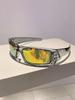 Y2k Punk Sun Glasses Cool for Women Luxury Men Outdoor Sports Fashion Wrapped Round Trend  Design Shade Eyewear