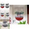 Eye-catching Ladybug Door Decor With Stunning Black White Gray Bow For Seasonal Home Style