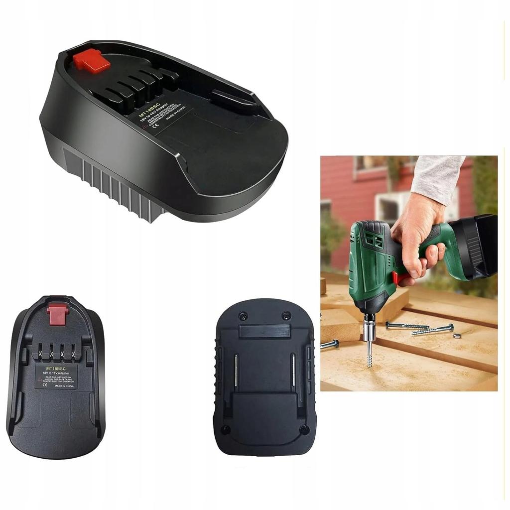 Rosfix Adapter für Makita 18V Akku auf Bosch – Kompatibilität mit Akkus BL1830–BL1860 | Robuste Konstruktion | Einfache Montage