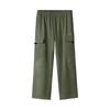CAMEL Unisex Fleece-lined Water-Repellent Straight-Leg Outdoor Work Pants J35CA6L6027