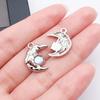 Star & Moon Alloy UV Resin Pendant: DIY Earring & Necklace Accessory
