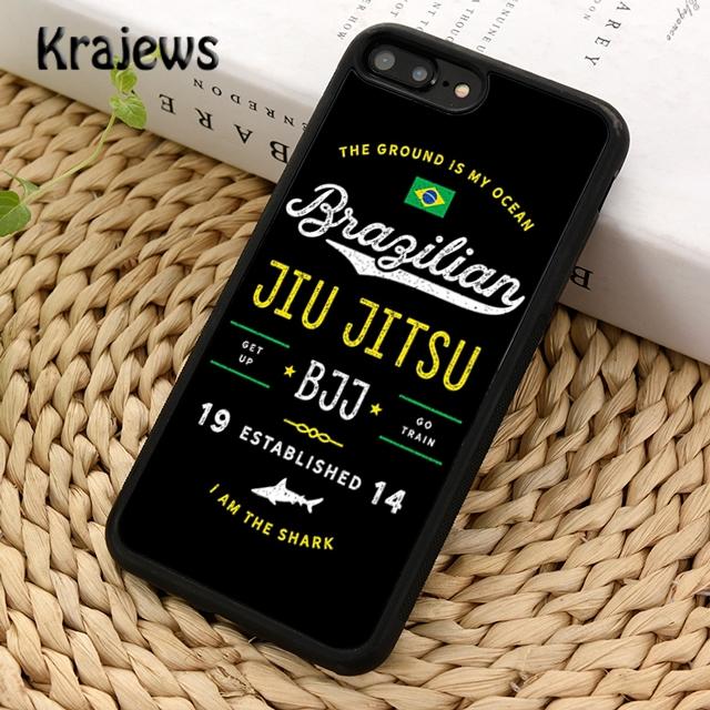 Krajews BJJ Brazilian Jiu Jitsu Art Phone Case Cover For iPhone 17 Air 16 15 14 Plus 11 12 13 Pro Max Coque Fundas