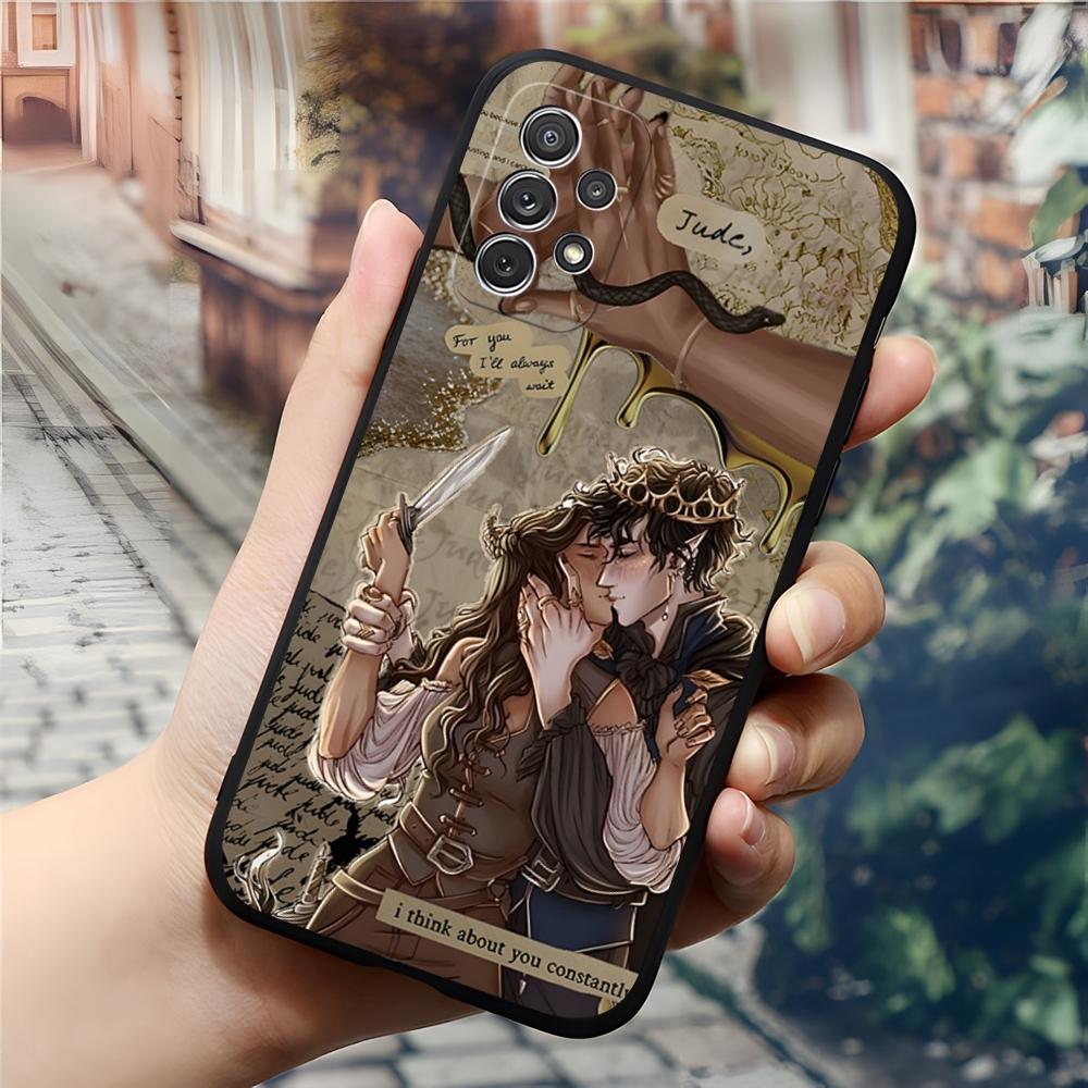 The Cruel Prince Jude And Cardan Phone Case for Samsung Galaxy S24 S23 S22 S20 S21 Ultra Fe Plus M54 A34 A54 A24 A52 A53 Coque