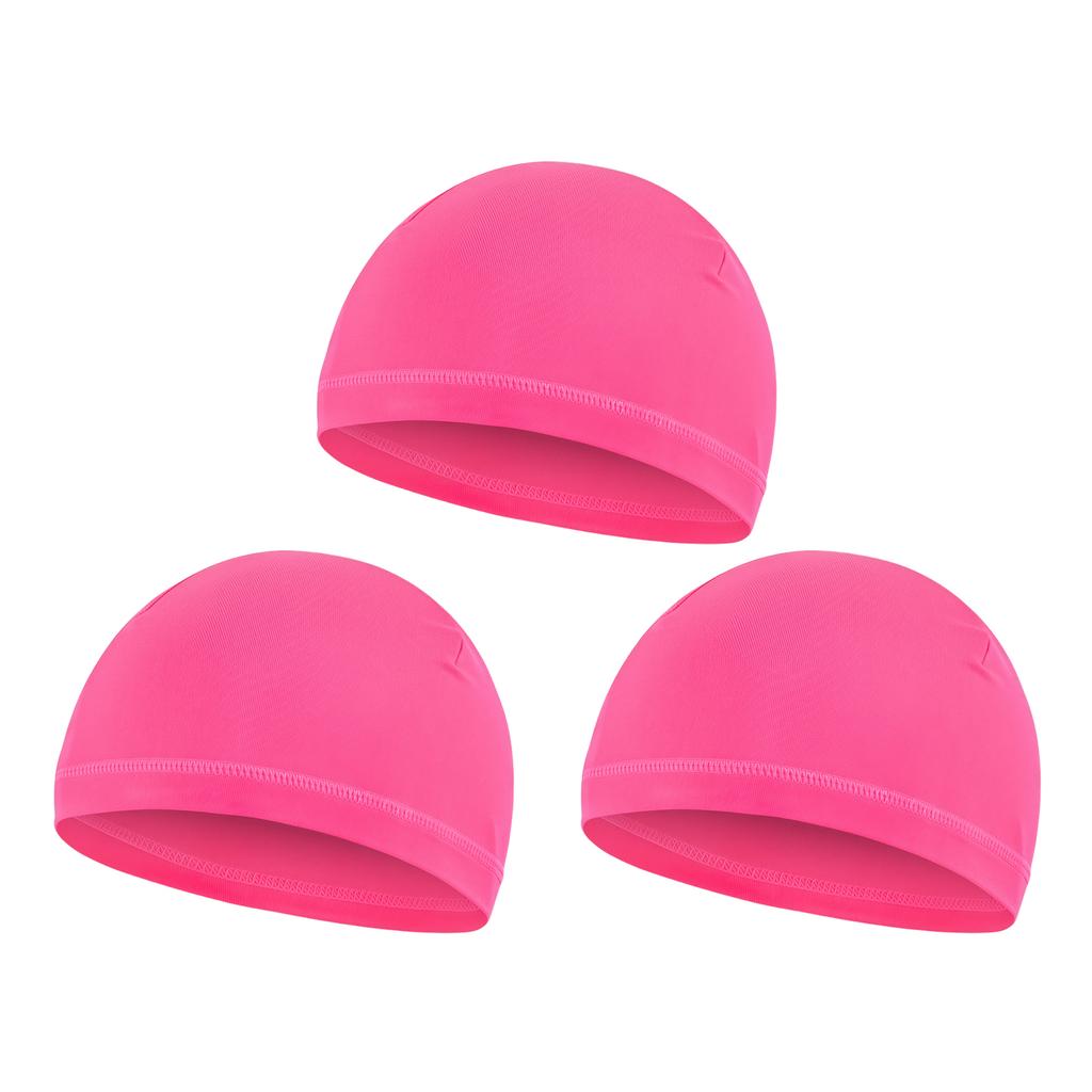 3Pcs Light Weight Breathable Bike Helmet Liners Kids Elastic Cycling Hat Football Sports Wicking Hat Cycling Accessories