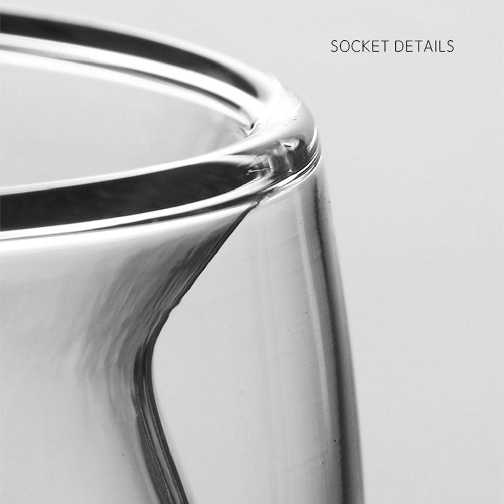 250ml Cute Bear Mugs Transparent Coffee Mug Personal Bear Tea Coffee Cup Home Furnishings