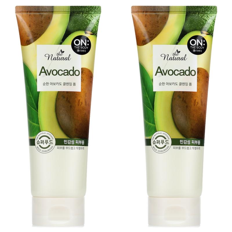 On the Body The Natural Mild Avocado Cleansing Foam, 200g, 2 Pcs