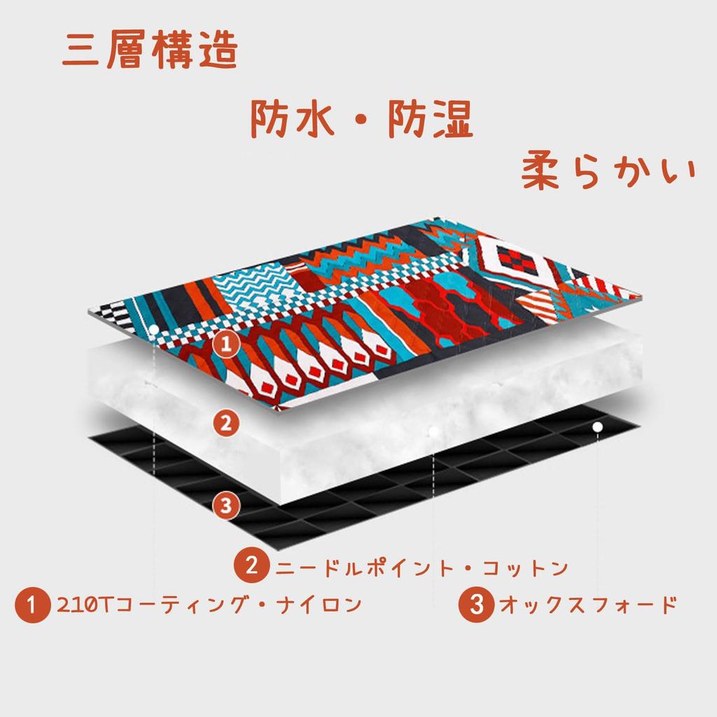 VicBre Leisure Picnic Convenient Convenient To Blossom Festival Sheet, Thick, Lightweight, Waterproof, 200200cm, Sheet, Storage, Foldable, Compact,