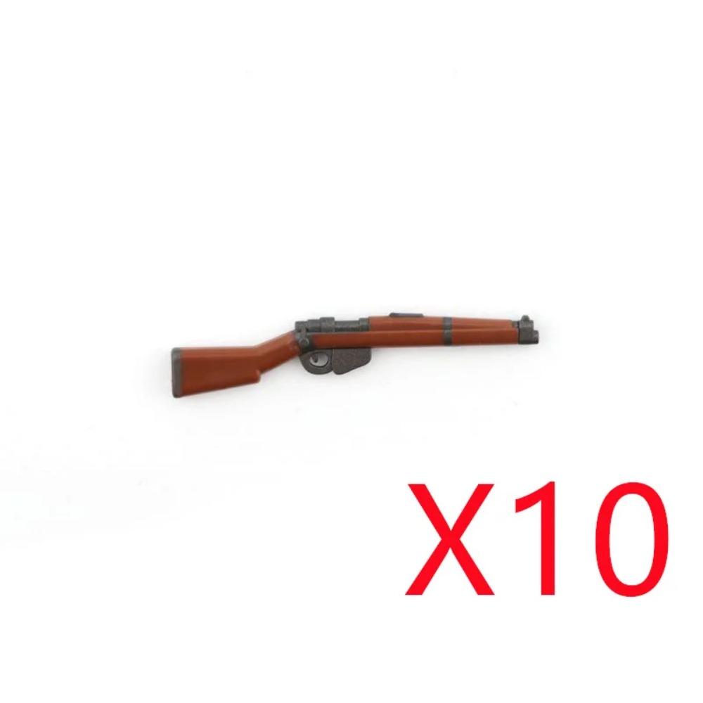 WWI WWII Building Blocks Soldiers Military Accessories Bomb Two-color Gun Mini Brick Weapons Gift Toy AKM Helmet RPG Grenad X026