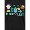 Disney Pixar Childrens/Kids SantaÂ´s Nice List Characters Christmas Hoodie