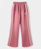 Yujen Washed Semi Bootcut Track Sweatpants_Pink