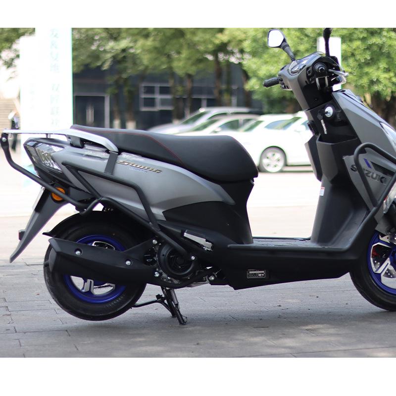 Leichtmotorrad Suzuki UY125 Schutz-Kollisionsschutzstangen - Vorder- und Hinterradstoßstangen aus Kohlenstoffstahl