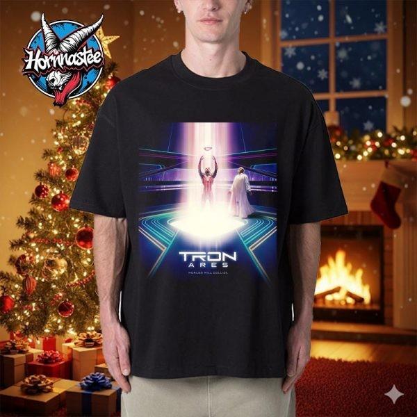 New Poster Tron Ares Worlds Will Collide Unisex T Shirt Unisex T-Shirt XXXL
