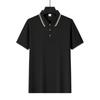 Men's American Net Lapel Golf Short Sleeve T-shirt Quick Drying  Shirt