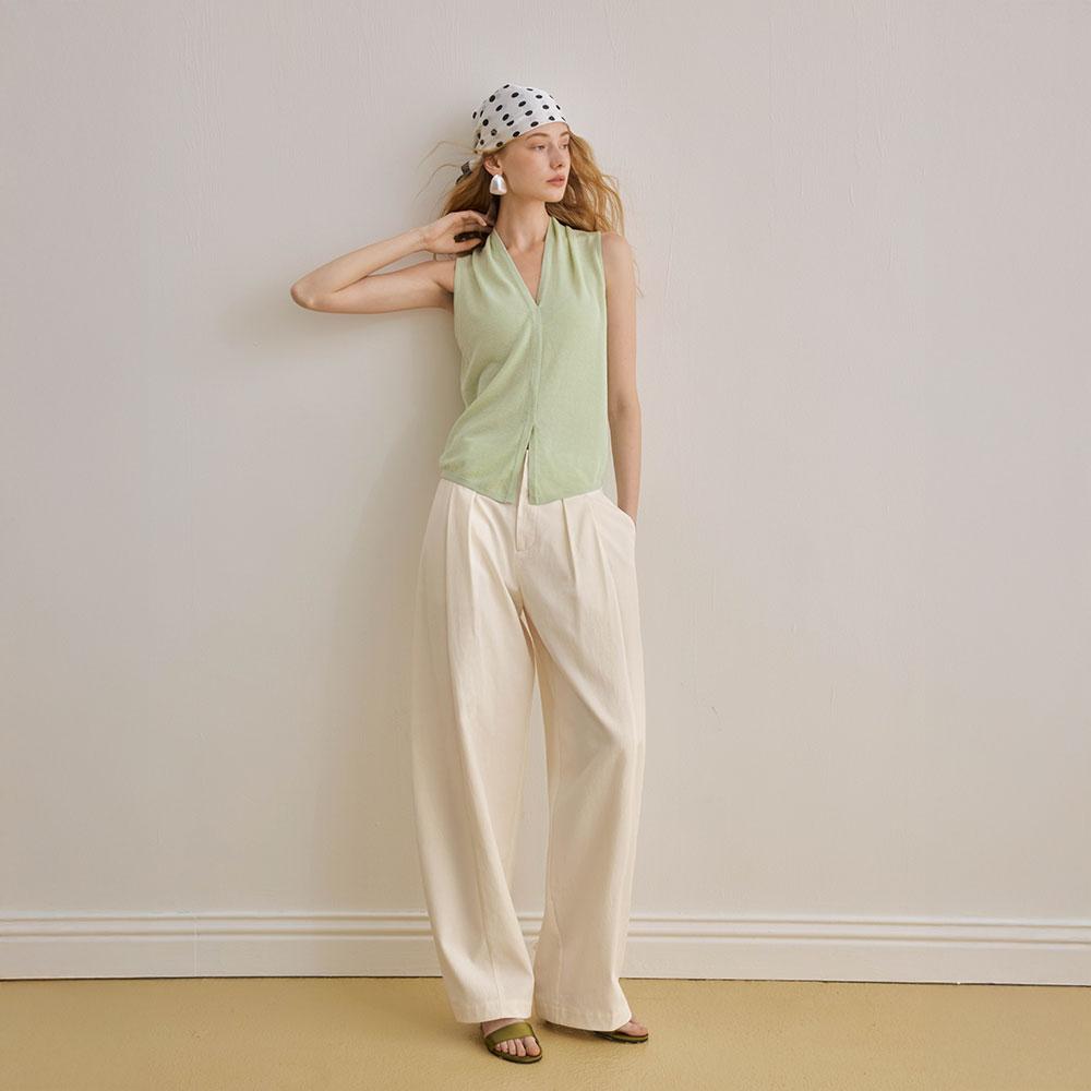 Waiwaiaiem Yy_Straight Wide-Leg Pants