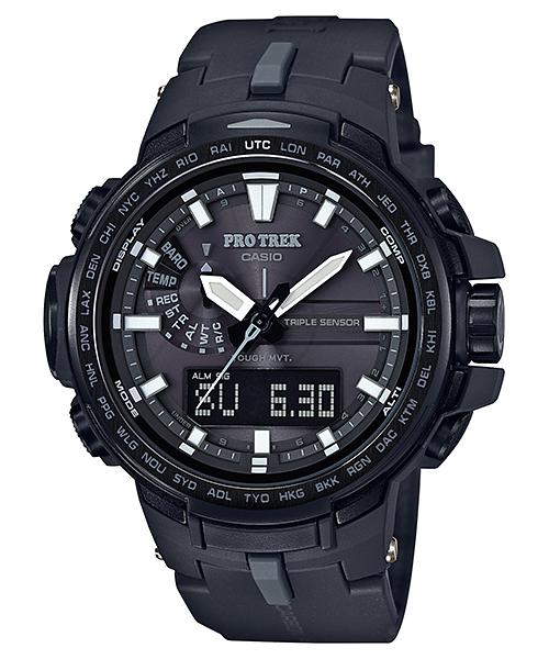 

Casio Men s Stainless Steel 100M Water Resistant Digital Alarm Quartz Watch PRW-6100Y-1B чёрный