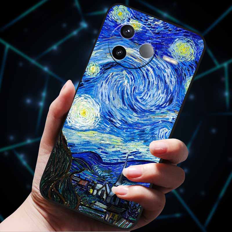 For Xiaomi POCO F7 Ultra Case Xiaomi POCO F7 Pro 3D Flowers Emboss Soft Silicone Phone Cases for POCOF7 Pro Back Cover Coque Bag