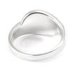Silver Ring 'Goddess' White