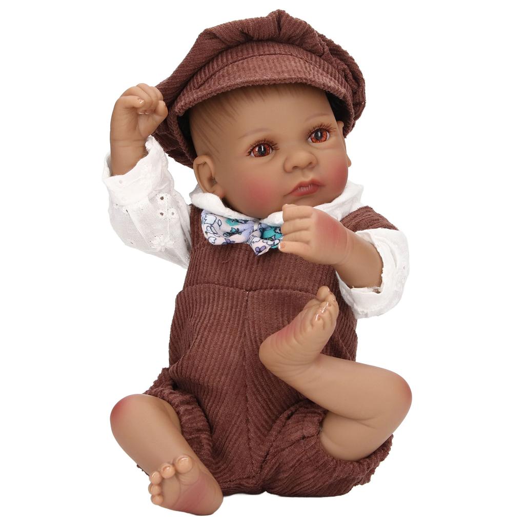 Newborn Infant Doll 10 Inch Children Lovely Lifelike Soft Silicone Girl Baby Doll Role Play Toy