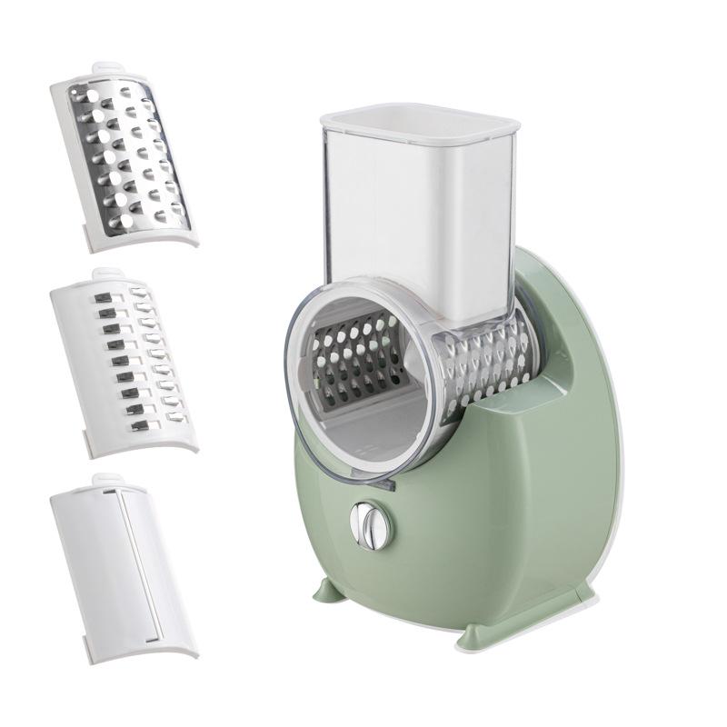 Automatic Multifunctional Vegetable Cutter & Slicer: Efficient Food Processor for Rolling, Slicing, and Shredding