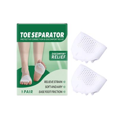 Korekktor vbočeného palce, Separátor hallux valgus, Samostatný a překrývající korektor hallux valgus.