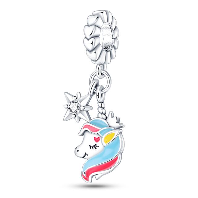 Fit Armbänder 925 Silber Bunte Charms Perlen Liebe Schmetterling Biene Blume Baumeln Für Diy Schmuck Geschenk Machen
