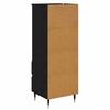 Highboard in Black Oak Look 40 x 36 x 110 cm Particleboard