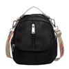 Women's nylon crossbody bag with shoulder strap solid zipper stitching line   fashion
