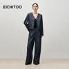 EICHITOO Women's V-neck Faux Denim Short Jacket