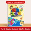 4/1Pcs 3D Magic Stereoscopic Painting Creative Fun Magic For Kindergarten 3-7 Years Old Thinking Training Coloring Sketches