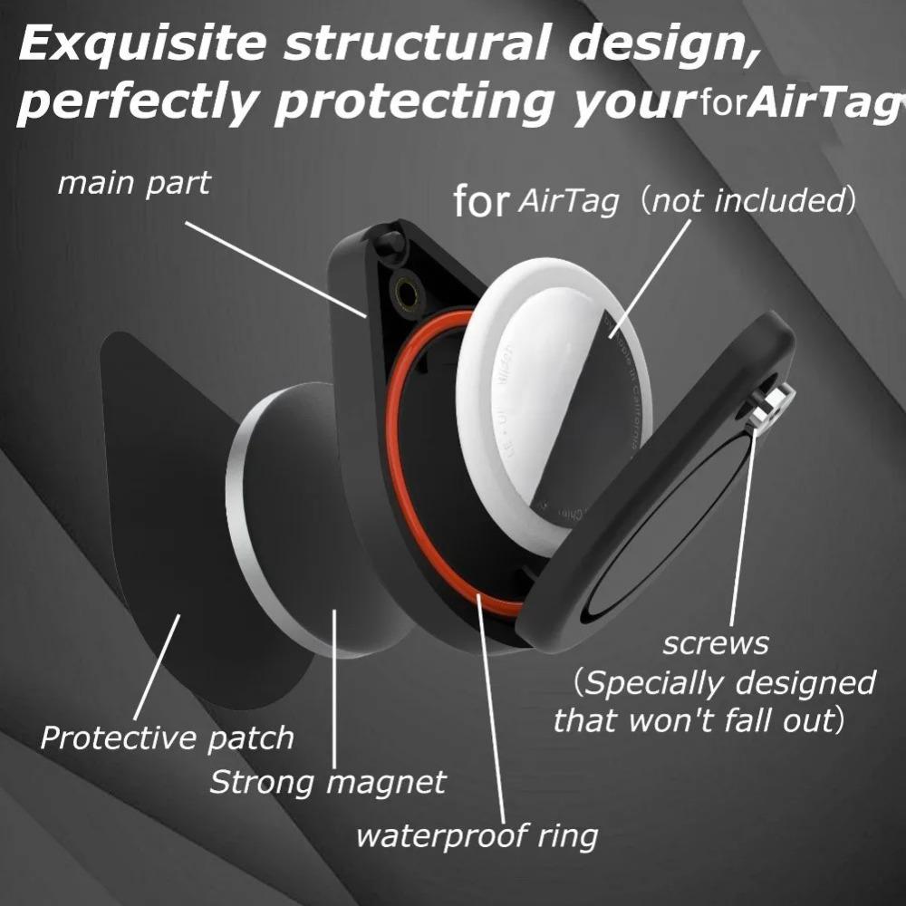New for Airtag Magnetic Protective Case for Apple Locator Anti-loss Case Waterproof and Anti-pressure Protection