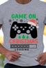 Fashionable Christmas game console printed Womens Tshirt Christmas party Tshirt short sleeved round neck Tshirt
