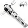 1/4inch Drive Ratcheting Wrench Featuring 72Tooth Mechanism And Reversible Switching For Precise Work Socket Wrench