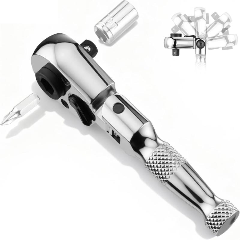 1/4inch Drive Ratcheting Wrench Featuring 72Tooth Mechanism And Reversible Switching For Precise Work Socket Wrench