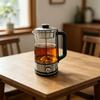 Automatic Steam Tea Maker With Nonrust Steel And High Borosilicate Glass For Healthy Brewing Perfect For Home And Office Use