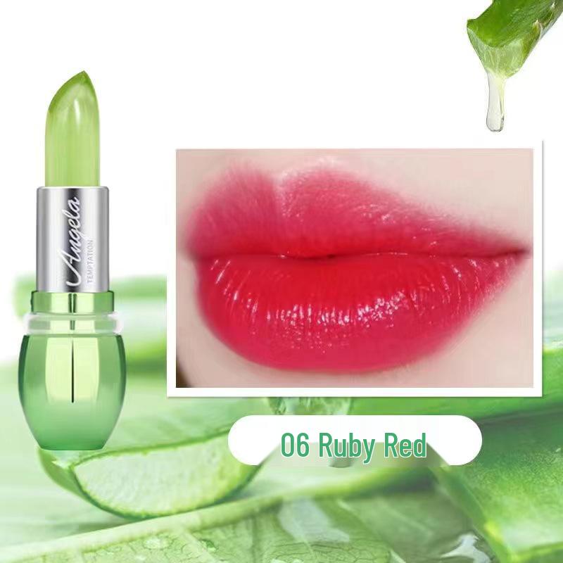 

Jin Yili Желейная помада, меняющая цвет с алоэ вера: Долговечный, Нелипкий, Увлажняющий бальзам для губ 3.5g