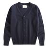 4-12 år Kid Strikket Cardigan Coat Vinter V-hals Knapp Genser