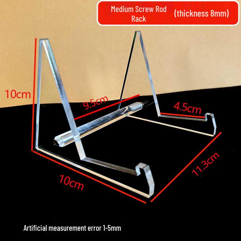 Acrylic Display Stand for Magazines, Phones, Tablets, Keyboards, Books, Photos, Frames, Bowls, Dishes, Tea Sets, and Cakes.