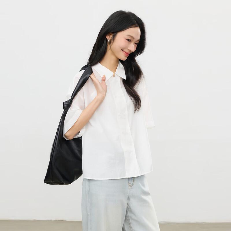 Elva  Island Women s Short-Sleeve Casual Shirt L