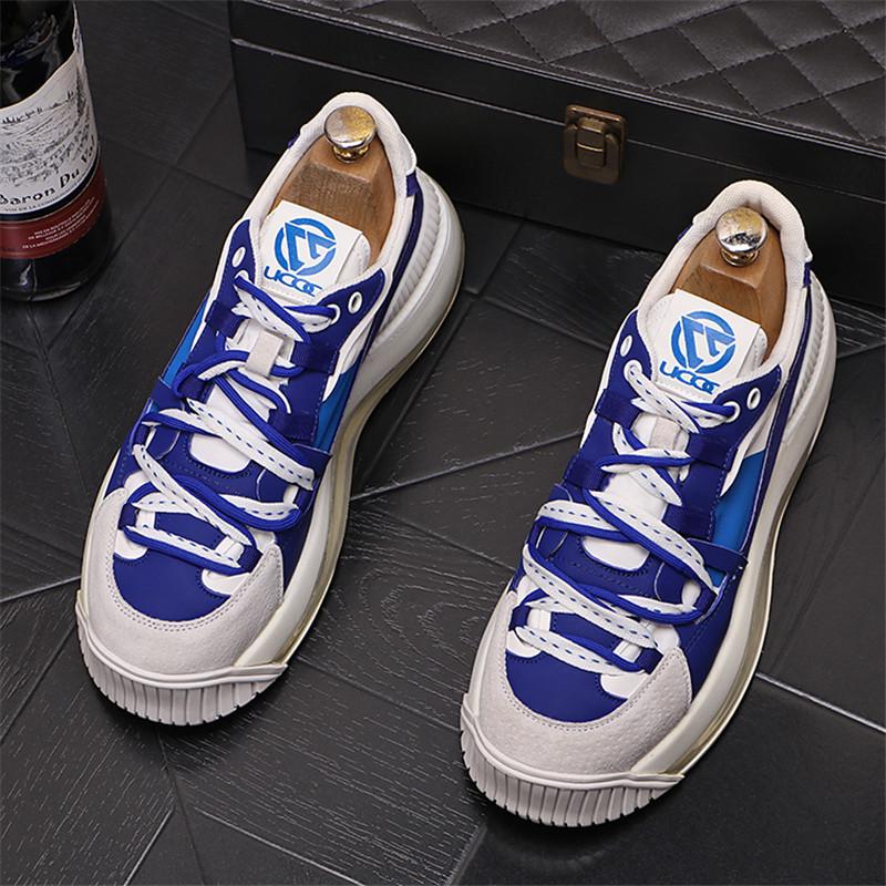 

2024 Модные мужские туфли для папы Дизайнерские кроссовки для активного отдыха Роскошные баскетбольные туфли на платформе Удобные спортивные повседневные туфли с мягкой подошвой 38