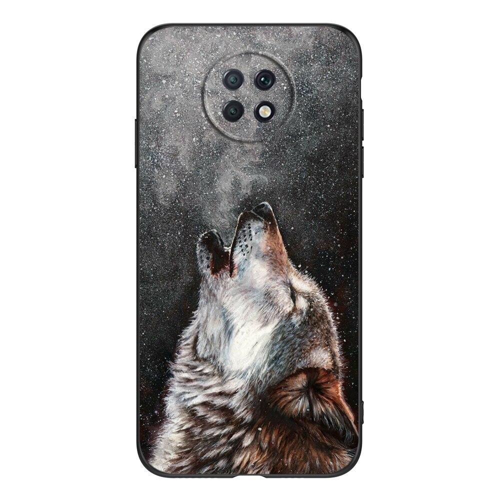 Etui na Xiaomi Redmi Note 9T 6,53 cala Dla Redmi Note 9 T Note9T bumper Etui Funda czarne etui tpu lew wilk tygrys smok