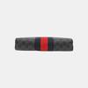 [Pre-Owned] Signature Logo Stripe Web Zipper Canvas Clutch - Very Good #KL79EU