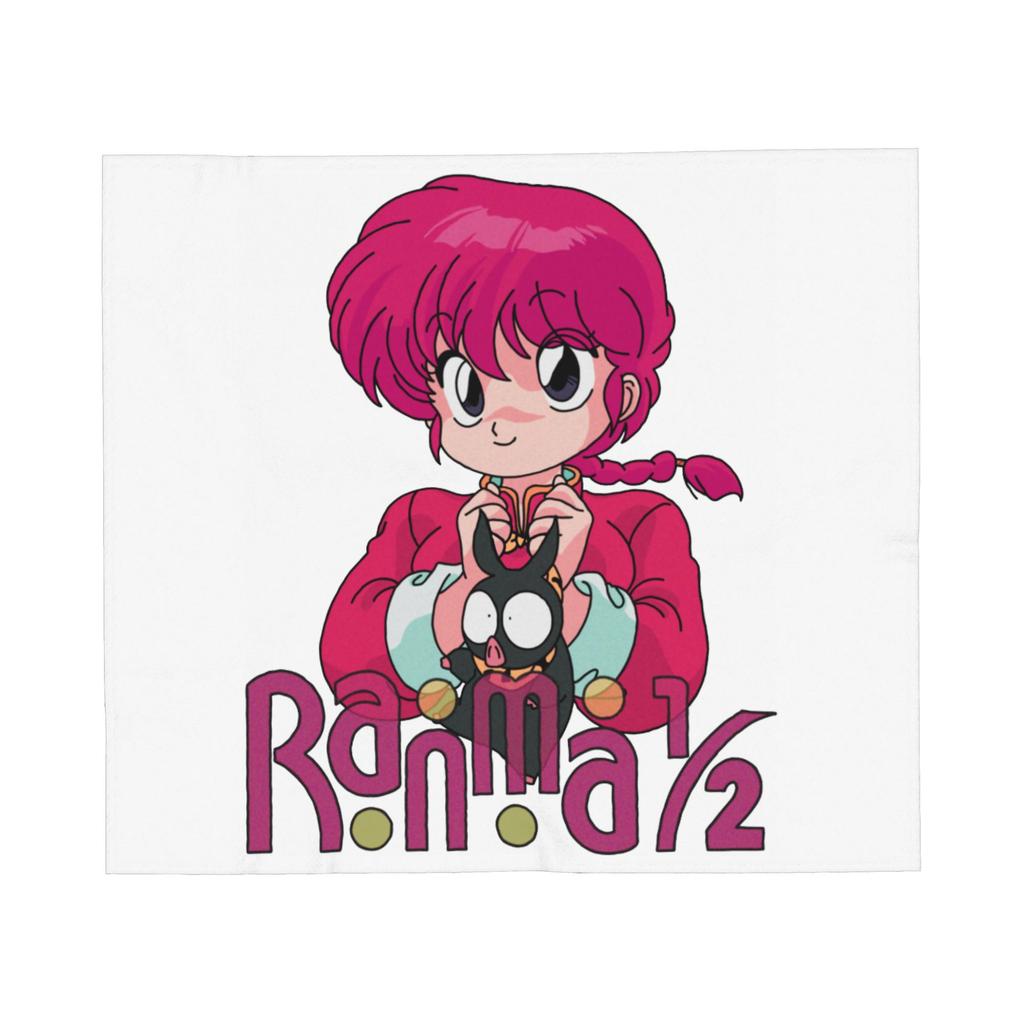 Ranma 1/2 Japanese Anime Shampoo Blanket Flannel Spring Autumn  Soft Throw Blankets for Bedding Bedroom Plush Thin Quilt