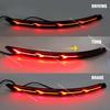 For Hyundai Elantra 2016-2018 Rear bumper light Modification LED Brake light Turn signal Warning light Driving light Auto parts