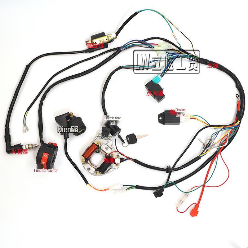 ATV & Dune Buggy Teile Kabelbaum Zündspule CDI Zündsystem 50-110CC