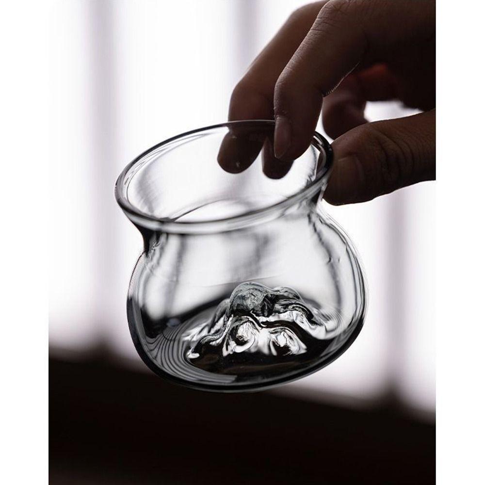 Japanese Style Glass Tea Filter Mountain Shape Tea&Water Separator Teapot Tea Pot Tea Lovers