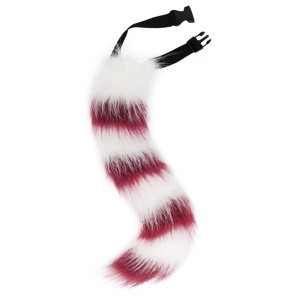 Halloween party plush animal tail cosplay costume with concave shape fox tail decoration