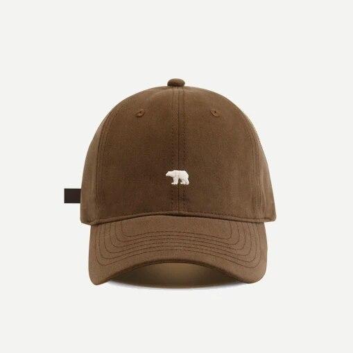 Unisex Cartoon Bear Embroidery Baseball Caps Men Women Soft Cotton Hip Hop Snapback Caps Unisex Sports Dad Trucker Sun Visor Hat