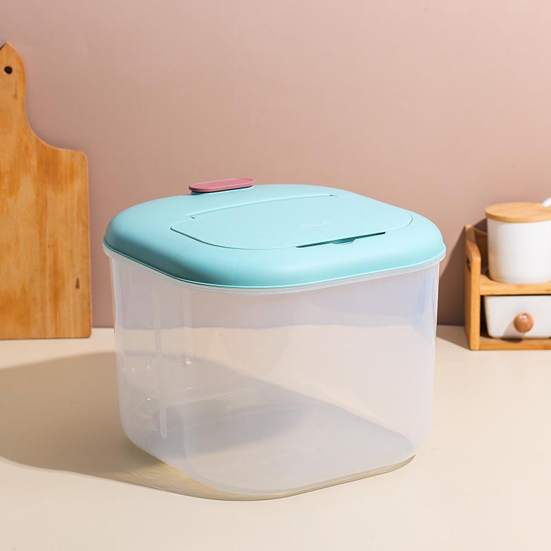"Moisture-Proof & Insect-Proof 20 Catty Rice & Pet Food Storage Bucket, Large Capacity, Food-Grade."