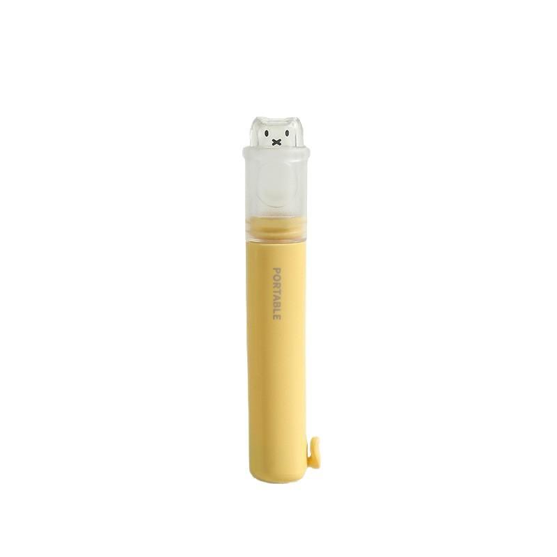 2-in-1 Portable Toothbrush Set Toothware Toothpaste Storage Business Travel Essential Artifact Soft Hair